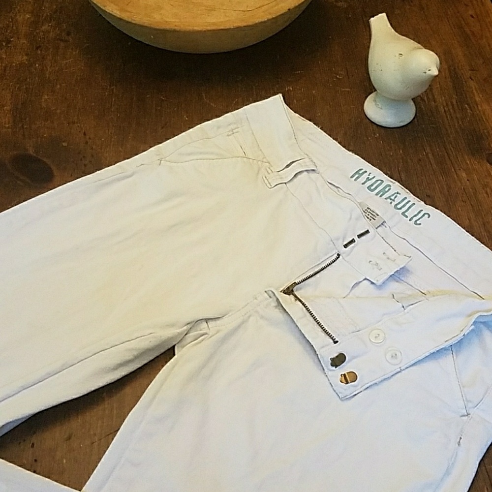Hydraulic vintage worn jeans